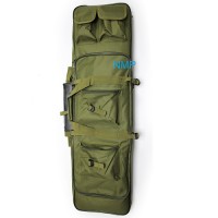 39 inch x 12 inch Combat Tactical Airsoft Rifle 2 Section Case Gun Bag 100cm Army Green
