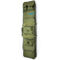 47 inch x 12 inch Combat Tactical Airsoft Rifle 2 Section Case Gun Bag 120cm Army Green